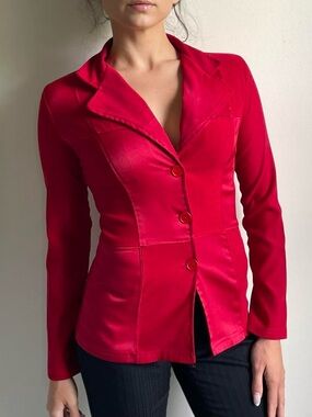 Tampa Vintage Pleated Blazer Jacket